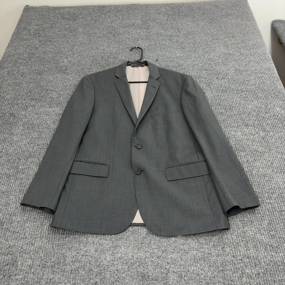 Brooks Brothers Blazer Mens 40S Grey Wool Marzotto Super 100s Sport Coat Classic